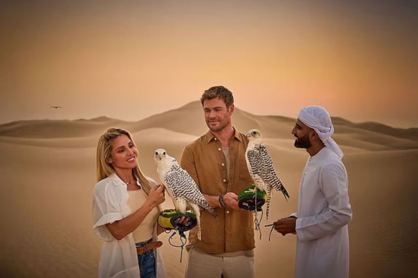 Chris Hemsworth Abu Dhabi family trip