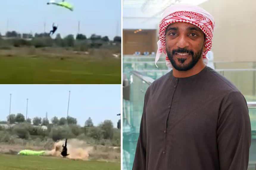UAE skydiver crash recovery