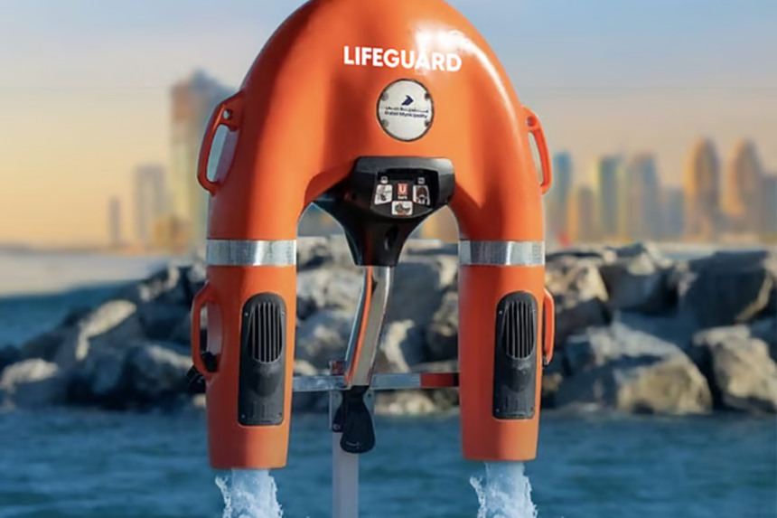 Dubai AI beach rescue system