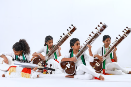 UAE national anthem Indian classical music Dubai students