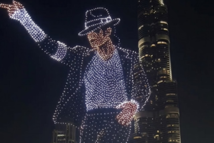 Dubai Michael Jackson drone show