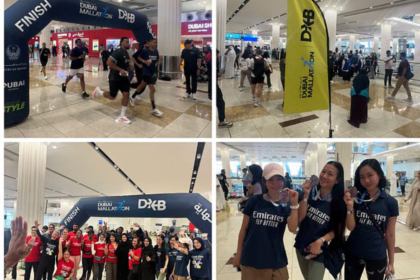 Dubai Airport Terminal 3 indoor running track