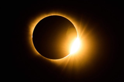 Rare solar eclipse