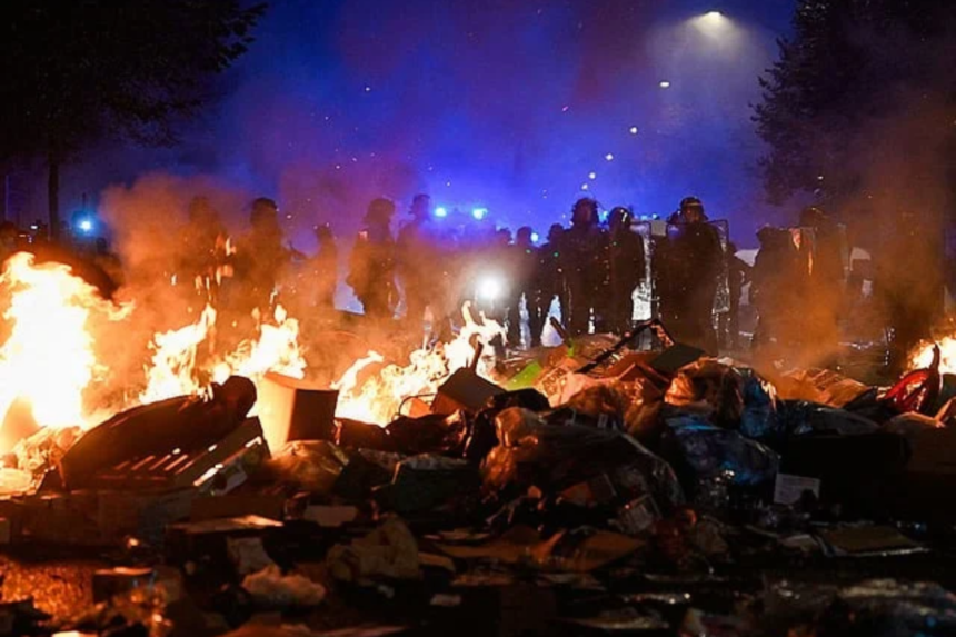 France protests arrests