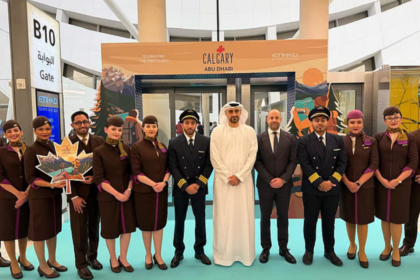 Etihad Abu Dhabi Calgary flight